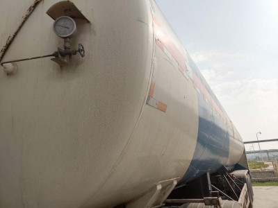 出售二手液化天然气储存槽车 安瑞科液化天然气运输车图2