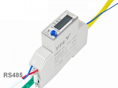 单相两线导轨式多功能电力数据采集装置（功能同电能表）图3