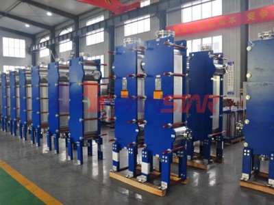 合资品牌派斯特供用电厂烟羽脱白用浆液冷却器 全焊接冷却器图2