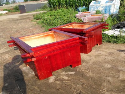 石家庄景观绿化种植木质花盆——河北防腐木花箱厂家图3