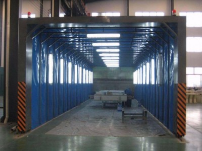 临沂工业喷漆专用伸缩移动喷漆房价格图2