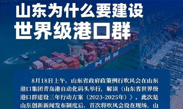 一图读懂丨山东为什么要建设世界级港口群？