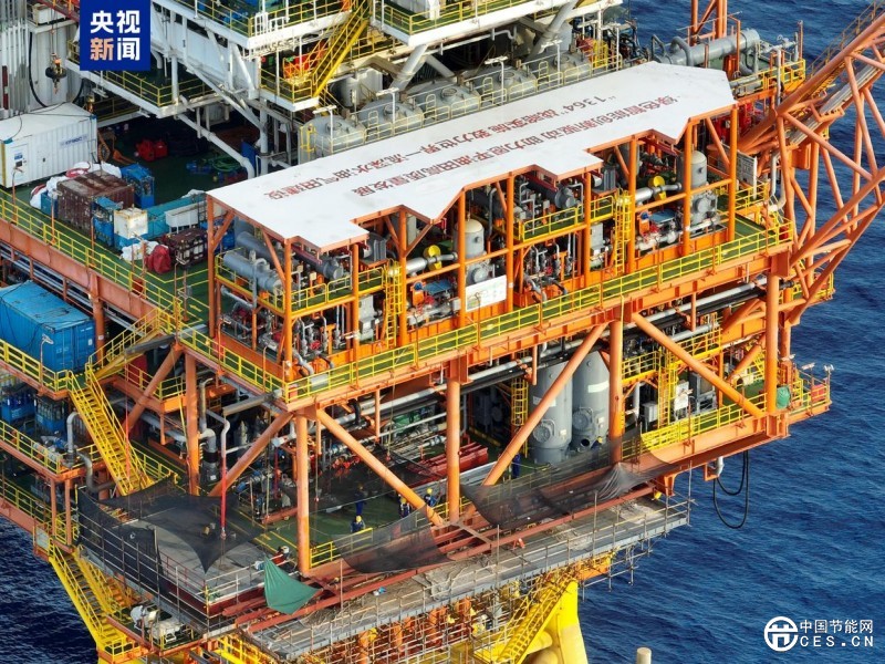 我国首个海上二氧化碳捕集、利用、封存项目投用