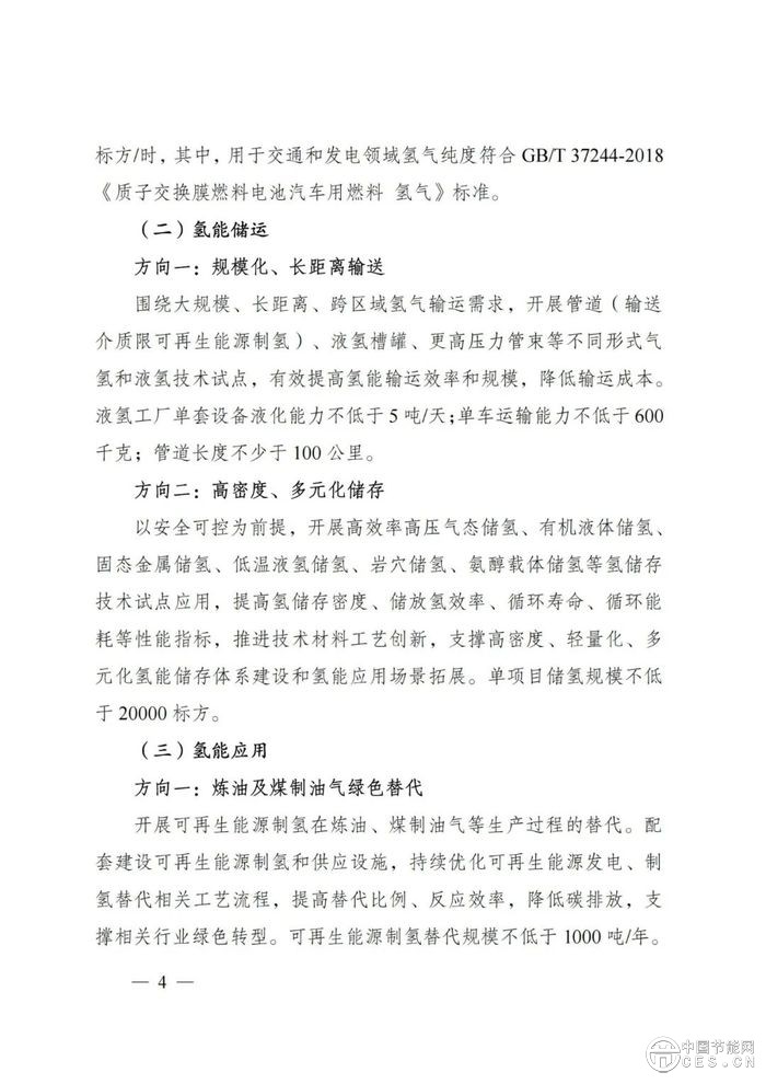 国家能源局：组织开展能源领域氢能试点工作