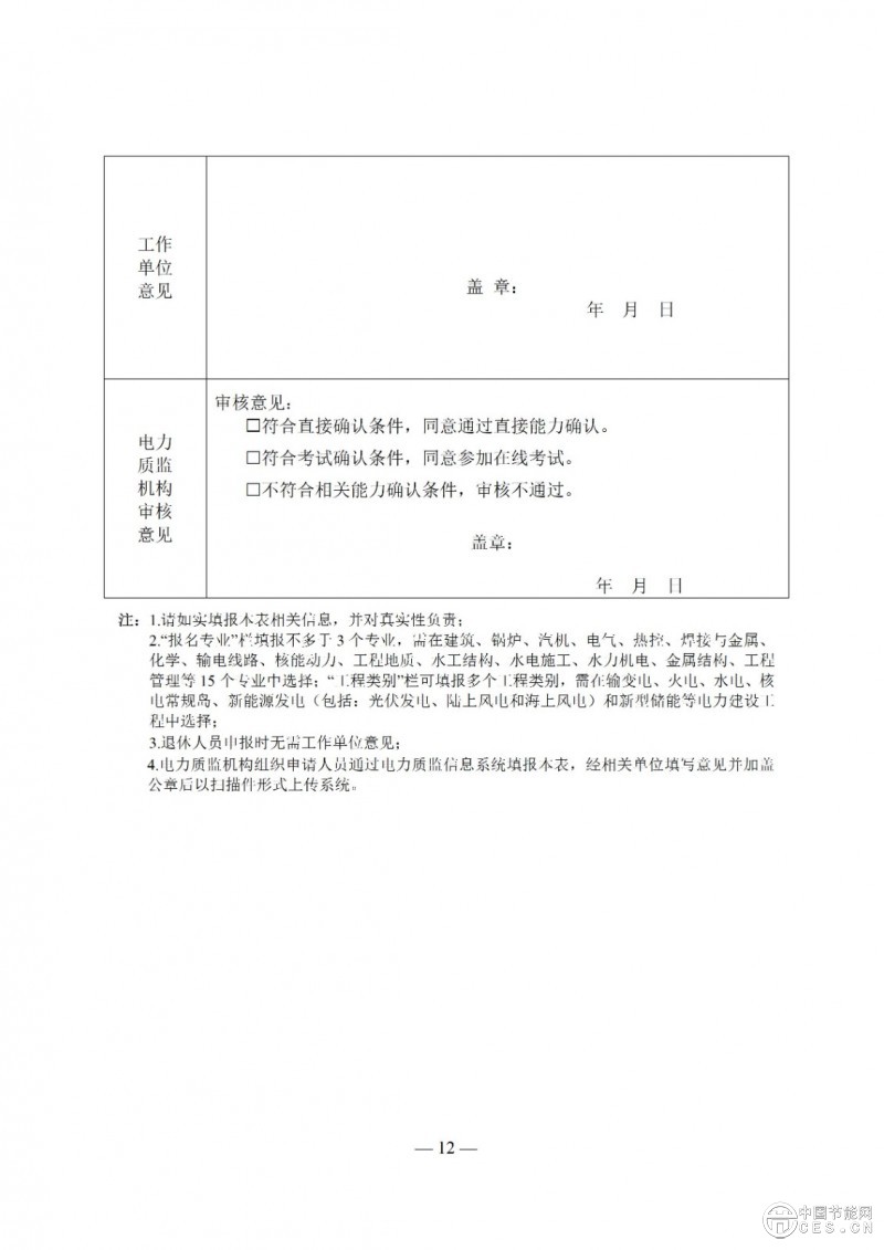 国家能源局关于印发《电力建设工程质量监督专业人员培训考核和专家库管理办法》的通知