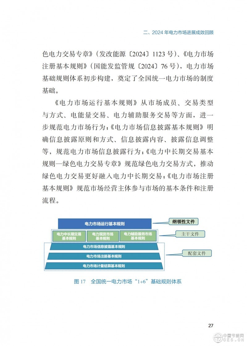 重磅！《2024年度中国电力市场发展报告》发布