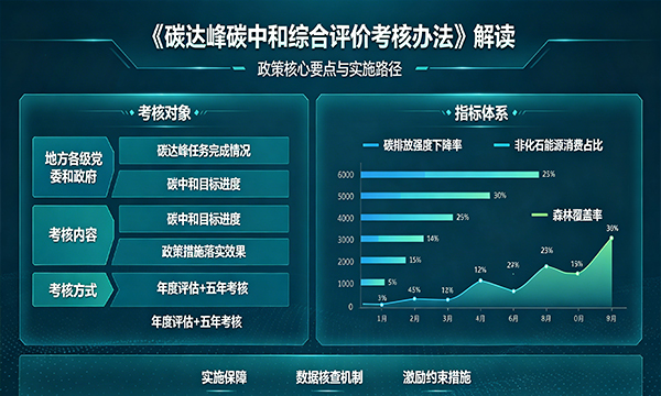 解读《碳达峰碳中和综合评价考核办法》