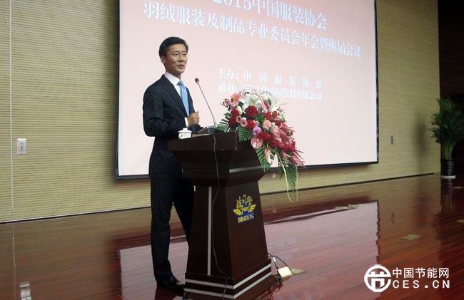 中国服装协会常务副会长陈大鹏作总结发言