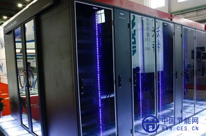 通信展上的阿尔法特展出的小型绿色网络