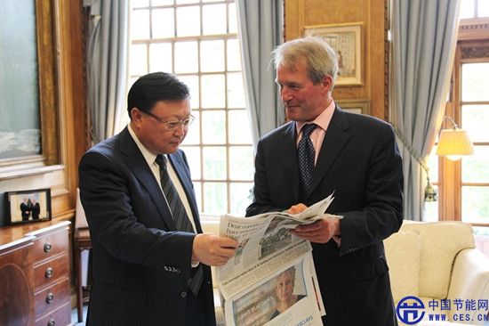中国节能代表团参加李克强总理欧洲国事访问活动